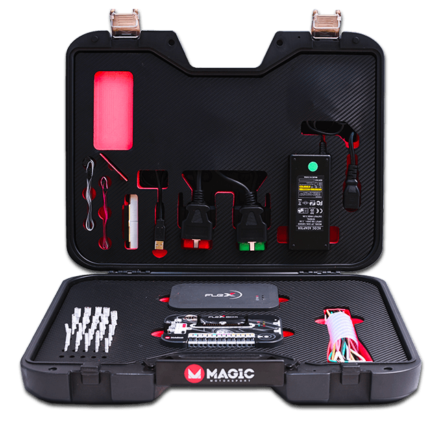 Utilisez votre MagicMotorsport FLEX pour régler, reprogrammer, mettre à niveau ou modifier facilement le logiciel des unités de contrôle